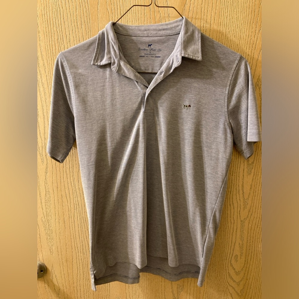 Blue Southern Point size S SS polo